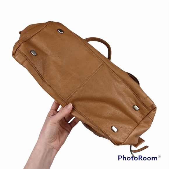 Liebeskind Berlin Tan Leather Hobo Satchel Bag - Picture 14 of 16